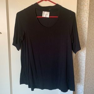 Ella Mara cut out short sleeve. NWOT. Very soft. Size small but fits more like M